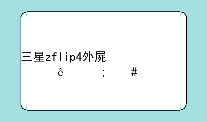 三星zflip4外屏壁纸怎么设置