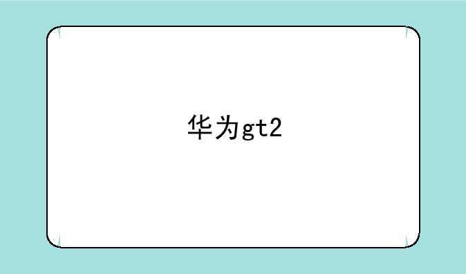 华为gt2